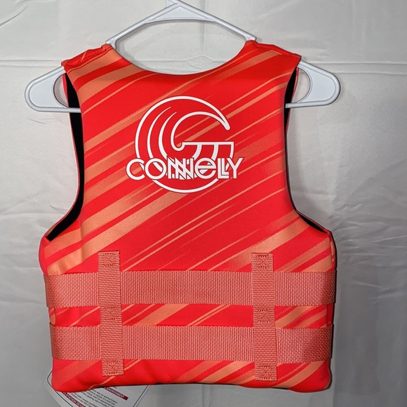 NWT!! Girls Youth Connelly Promo CGA Life Jacket 55-88 lbs 24”-29” Chest - Picture 3 of 5